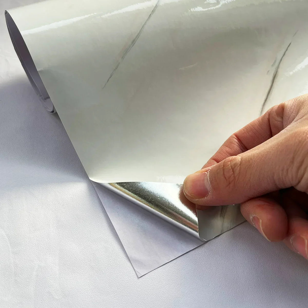Papel de Parede Xadrez Grid Autocolante DIY — Estilo Urbano Impermeável para Quarto e Sala