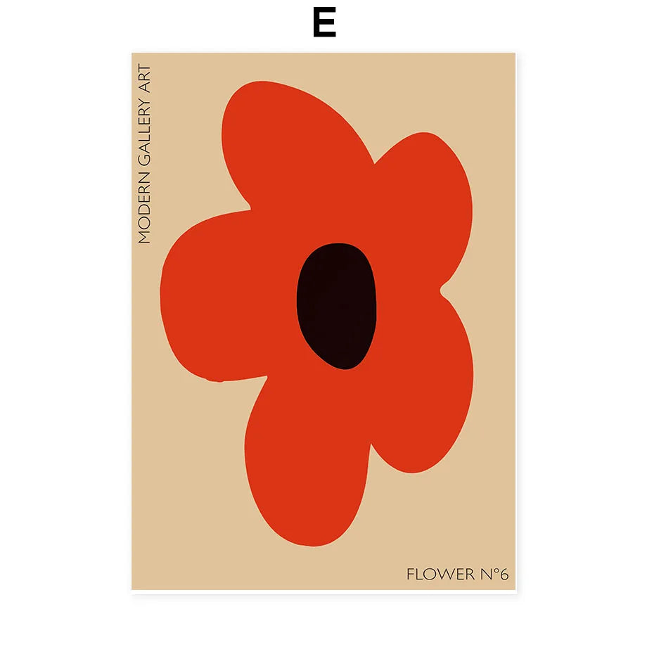 Quadro Decorativo Flores Mio — Arte Mural Decorativa para Sala