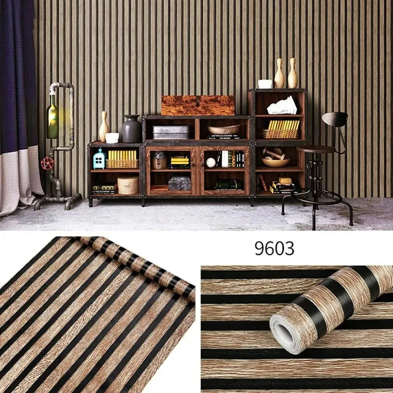Papel de Parede Xadrez Grid Autocolante DIY — Estilo Urbano Impermeável para Quarto e Sala