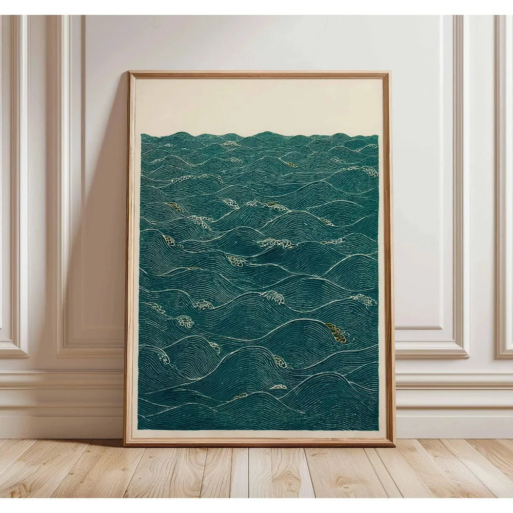 Quadro Decorativo Árvore Japonesa sem Moldura — Arte para Sala e Quarto