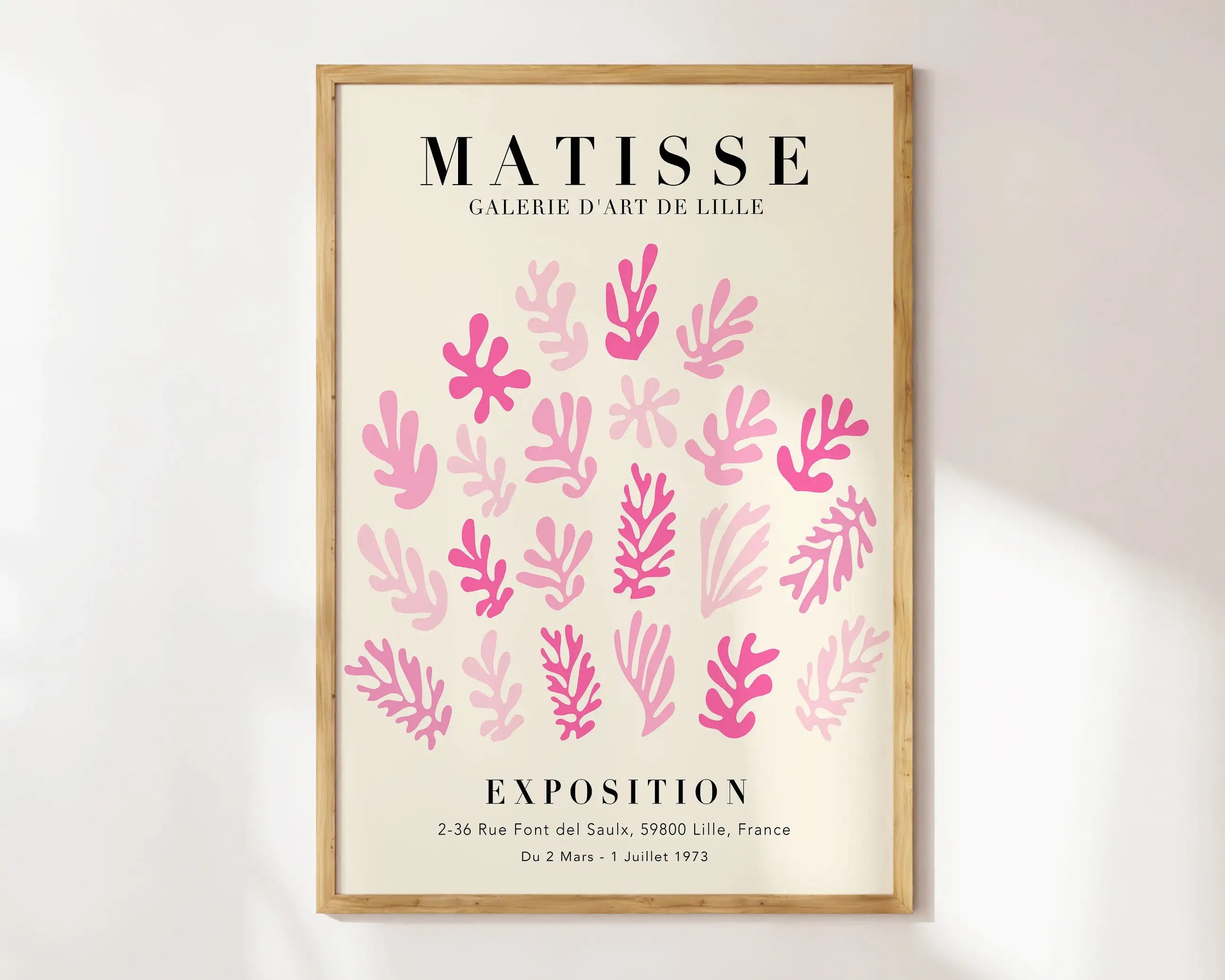 Quadro Decorativo Flores Matisse — Arte Botânica Vintage para Sala