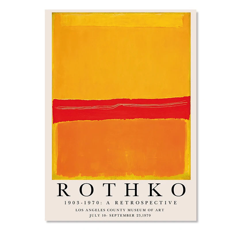 Quadro Decorativo Flores Abstratas — Arte Inspirada em Matisse e Kusama para Sala