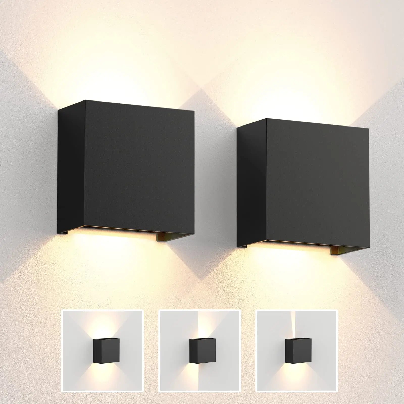 Arandela LED 6W Moderna IP65 — Luz Cima e Baixo para Sala, Corredor, Quarto e Área Externa