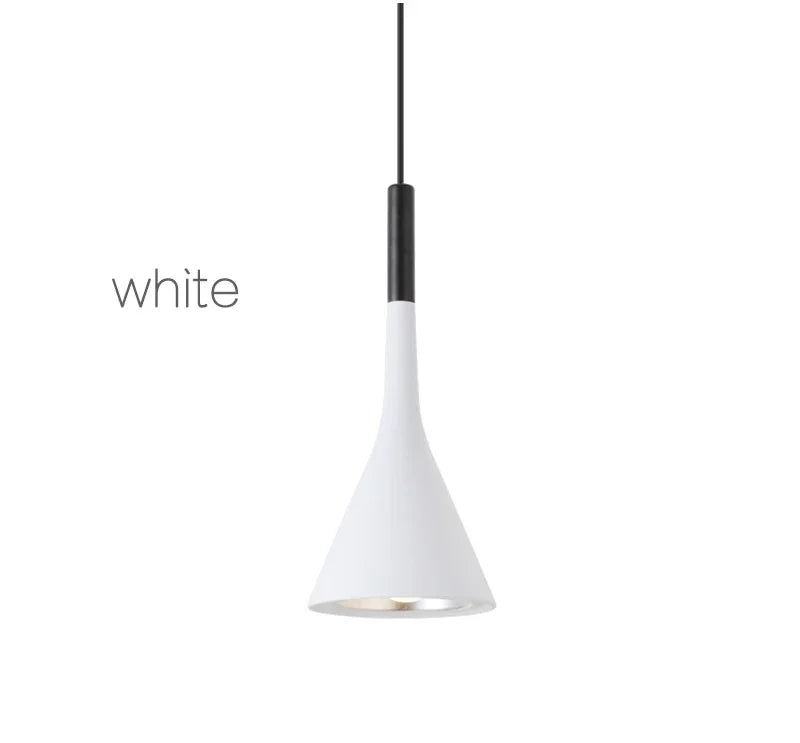 Pendente LED Branco E27 — Luminária de Lustre para Cozinha, Quarto e Sala de Jantar