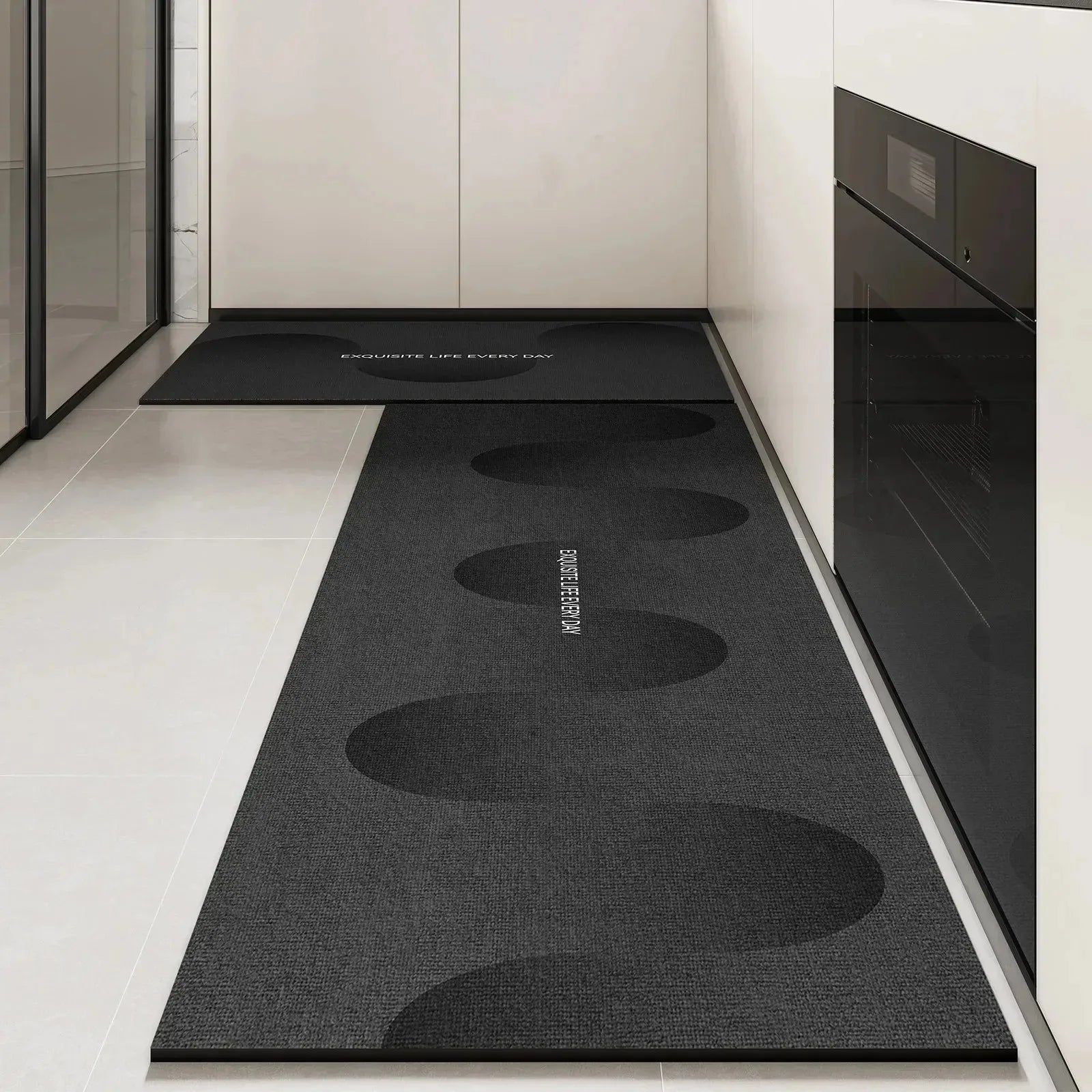Tapete de Cozinha PVC Antiderrapante — Impermeável Lavável e Resistente Estampado