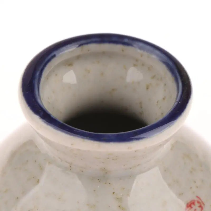 Vaso Cerâmica Mini Chinês Retrô — Porta-Palito e Porta-Hastes Decorativo