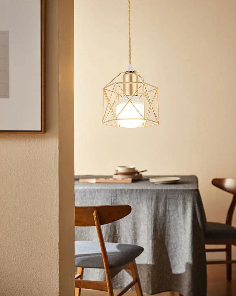 Pendente LED Industrial E27 — Luminária de Metal para Cozinha, Café e Corredor