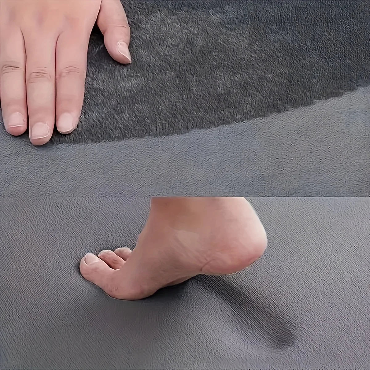 Tapete de Banheiro Veludo Coral Antiderrapante — Ultra Absorvente e Secagem Rápida