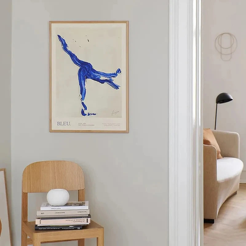 Quadro Decorativo Limão e Vaso Geométrico — Arte Nórdica Minimalista para Sala
