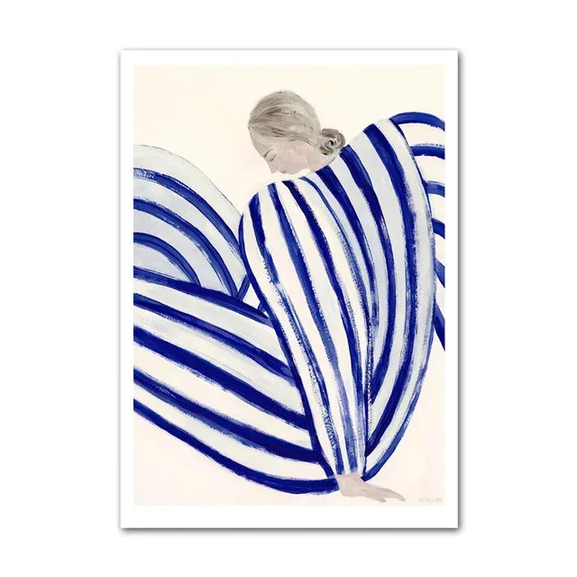 Quadro Decorativo Limão e Vaso Geométrico — Arte Nórdica Minimalista para Sala