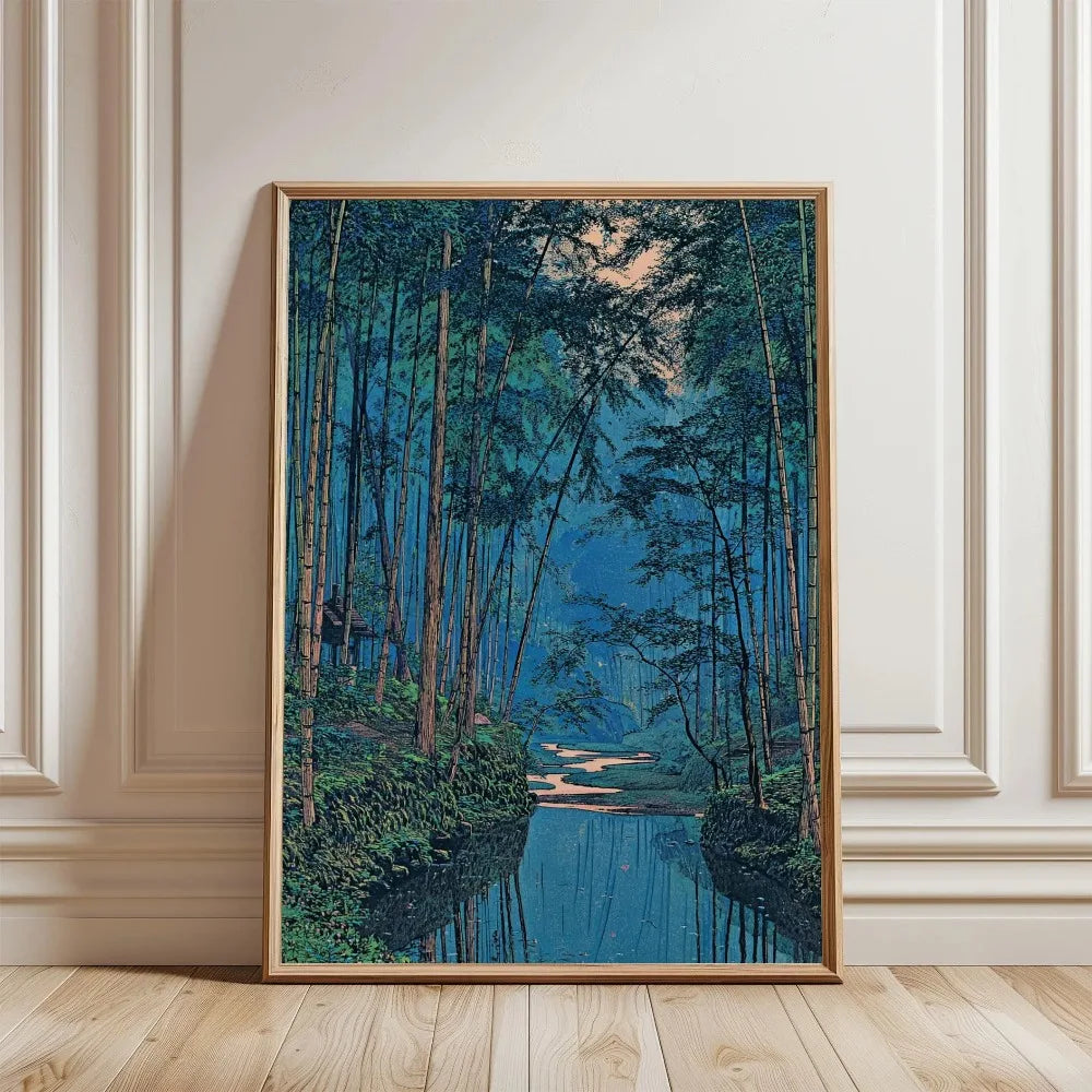 Quadro Decorativo Árvore Japonesa sem Moldura — Arte para Sala e Quarto