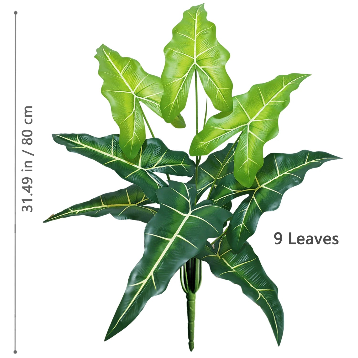 Planta Artificial Costela de Adão e Folha de Tartaruga — 47 a 132cm Decoração Tropical