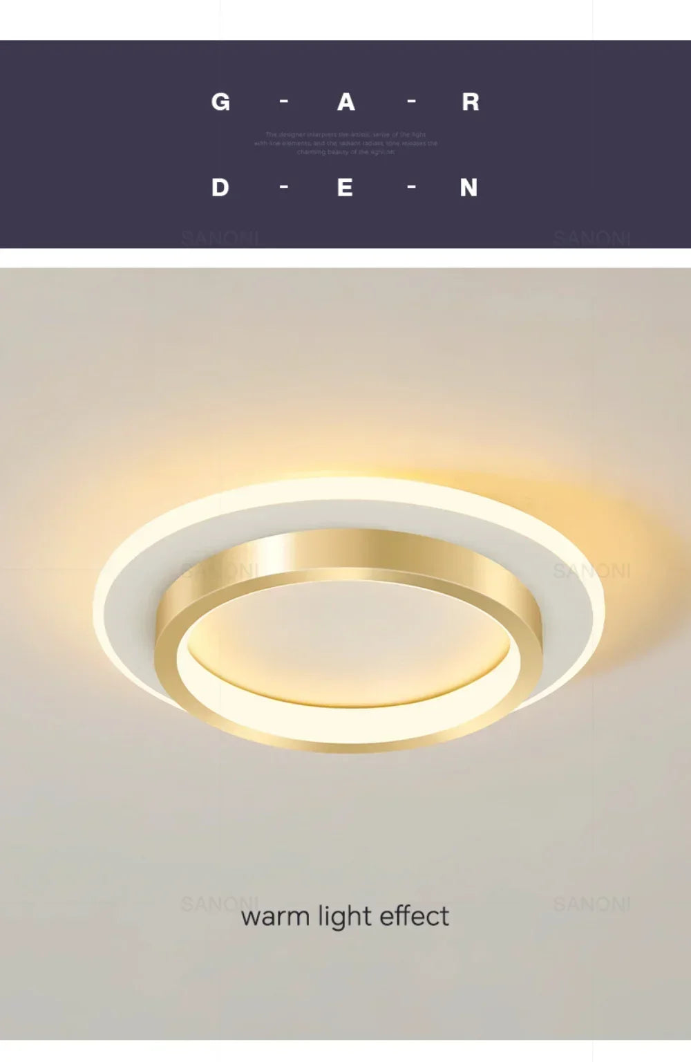 Luminária de Teto LED Redonda Flush Mount — Para Corredor, Escada, Banheiro e Quarto
