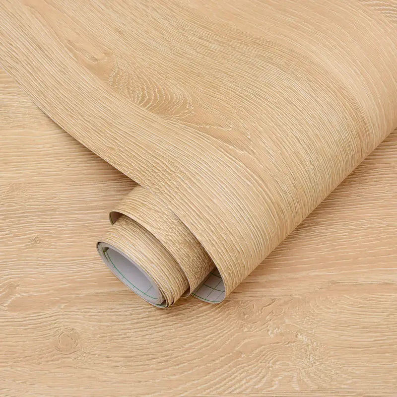 Papel de Parede PVC Autocolante Madeira — Vinílico para Móveis, Armários e Decoração