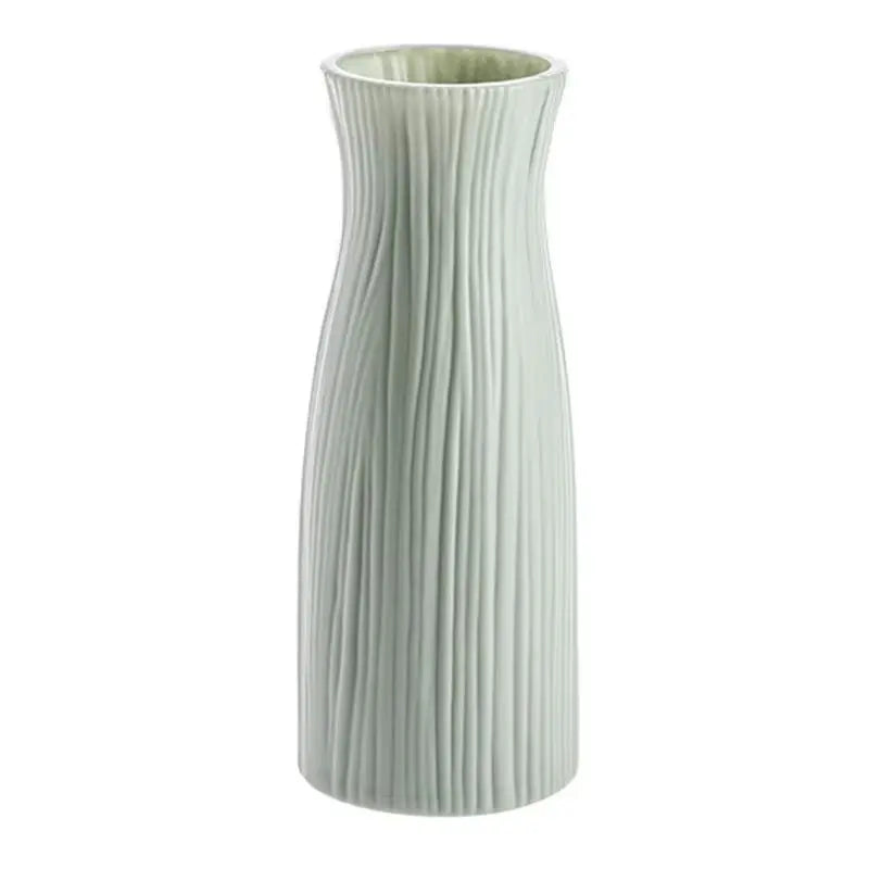 Vaso Plástico Estilo Cerâmica Nórdico — Cesto Decorativo para Mesa, Sala e Quarto