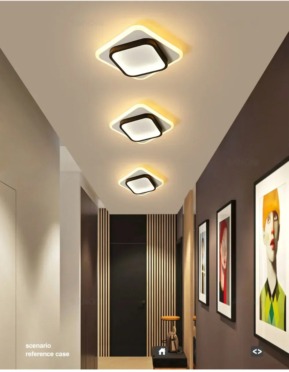 Luminária de Teto LED Redonda Flush Mount — Para Corredor, Escada, Banheiro e Quarto