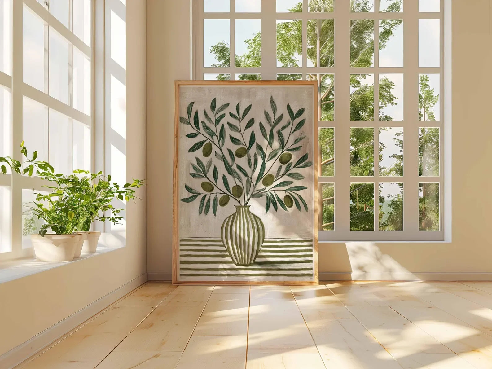 Quadro Decorativo Frutas Laranja — Arte de Cozinha Estilo Fazenda para Sala