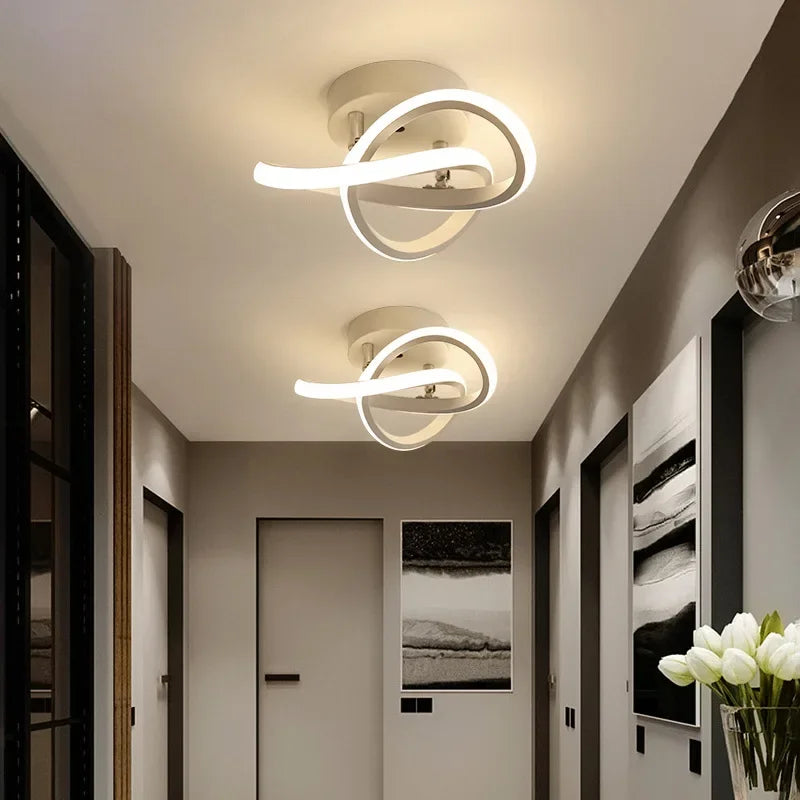 Luminária de Teto Nórdica Minimalista — Para Quarto, Sala, Corredor e Entrada