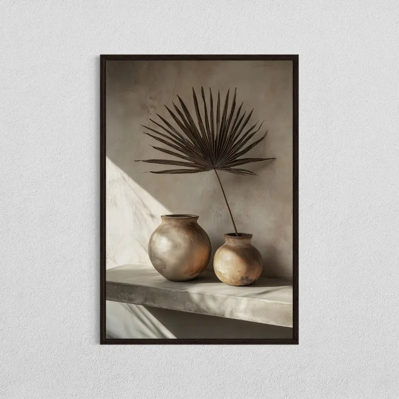 Quadro Decorativo Oliveira Mediterrânea sem Moldura — Arte Botânica para Sala
