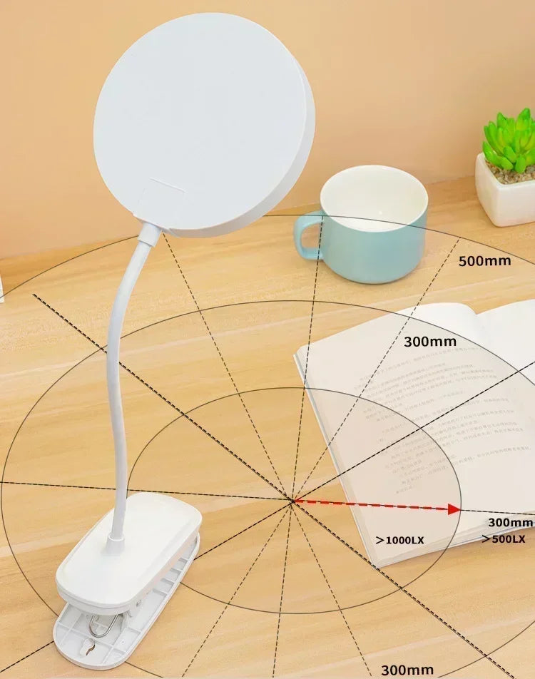 Luminária de Mesa LED Vintage Touch — Metálica Recarregável para Escritório e Quarto