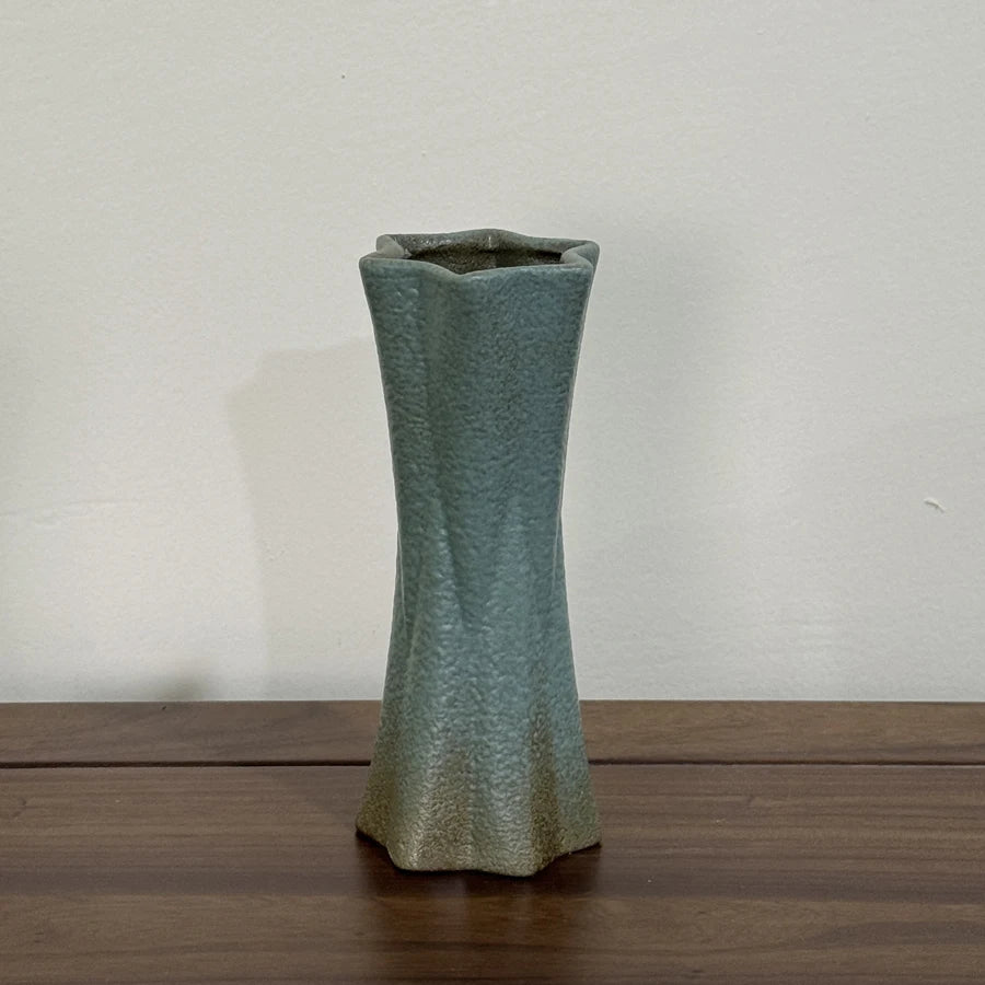Vaso Cerâmica Simples Hidropônico — Decoração de Mesa para Sala e Jantar