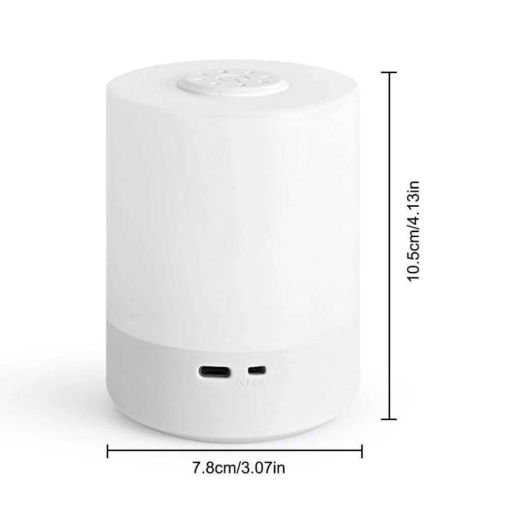 Luminária de Mesa Touch com Luz Noturna — 3 Modos Reguláveis e Recarregável para Quarto