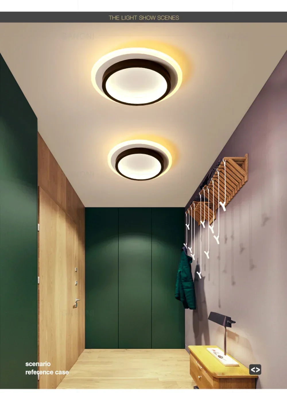 Luminária de Teto LED Redonda Flush Mount — Para Corredor, Escada, Banheiro e Quarto