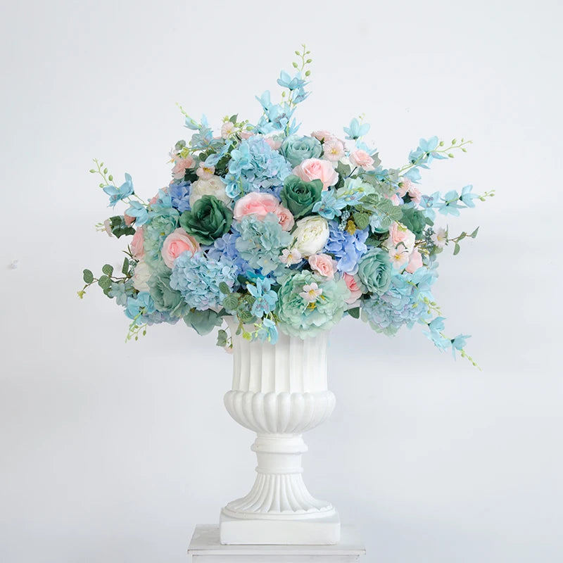 Bola de Flores Artificiais em Seda 35 a 70cm — Decoração Premium para Casamento e Festa