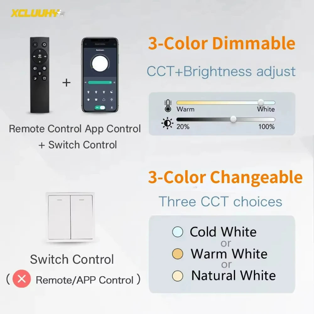 Lustre de Teto LED Regulável — Luminária Pendente para Sala de Jantar e Cozinha