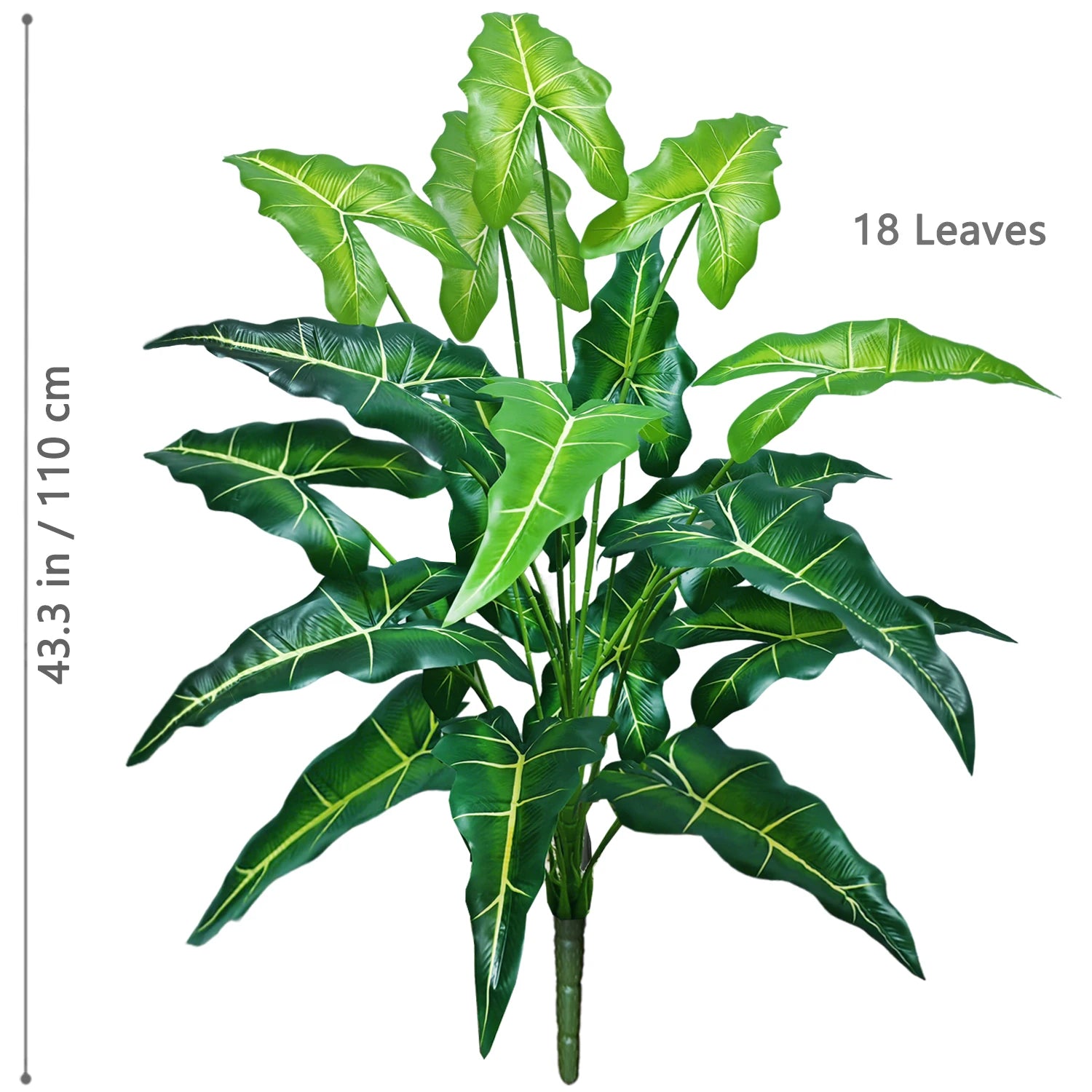 Planta Artificial Costela de Adão e Folha de Tartaruga — 47 a 132cm Decoração Tropical