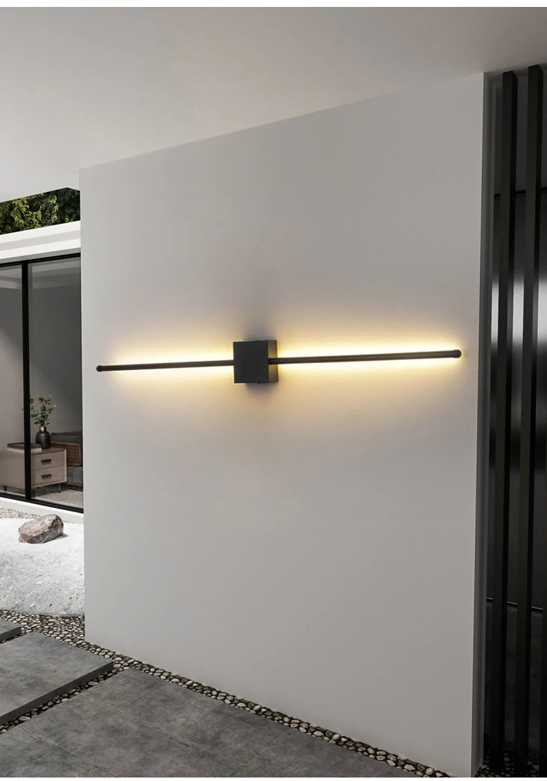 Arandela LED Minimalista — Luminária de Parede para Cabeceira e Sala