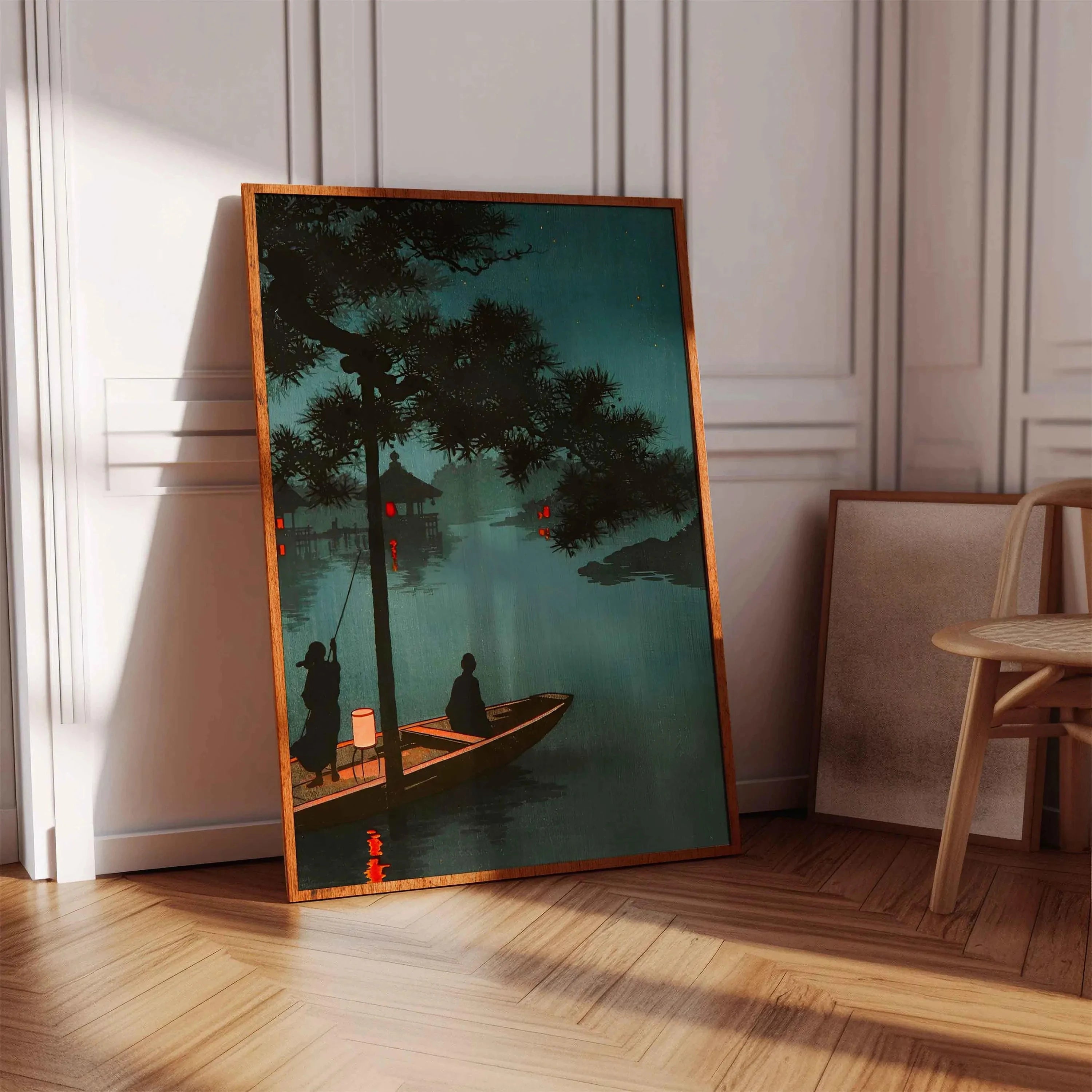 Quadro Decorativo Pinheiro Japonês sem Moldura — Arte Zen para Sala e Quarto