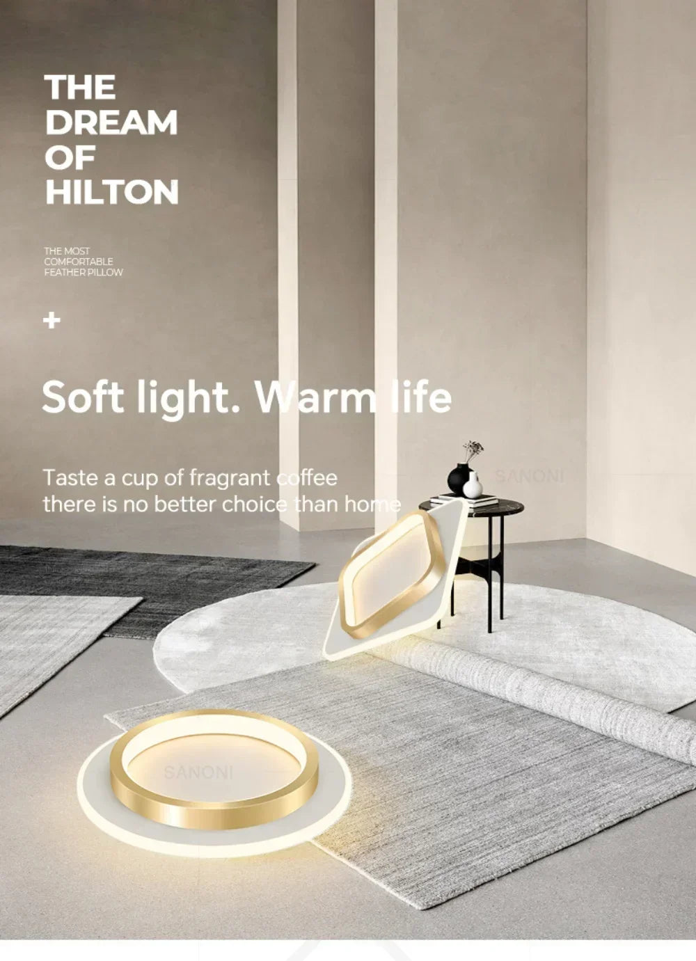 Luminária de Teto LED Redonda Flush Mount — Para Corredor, Escada, Banheiro e Quarto