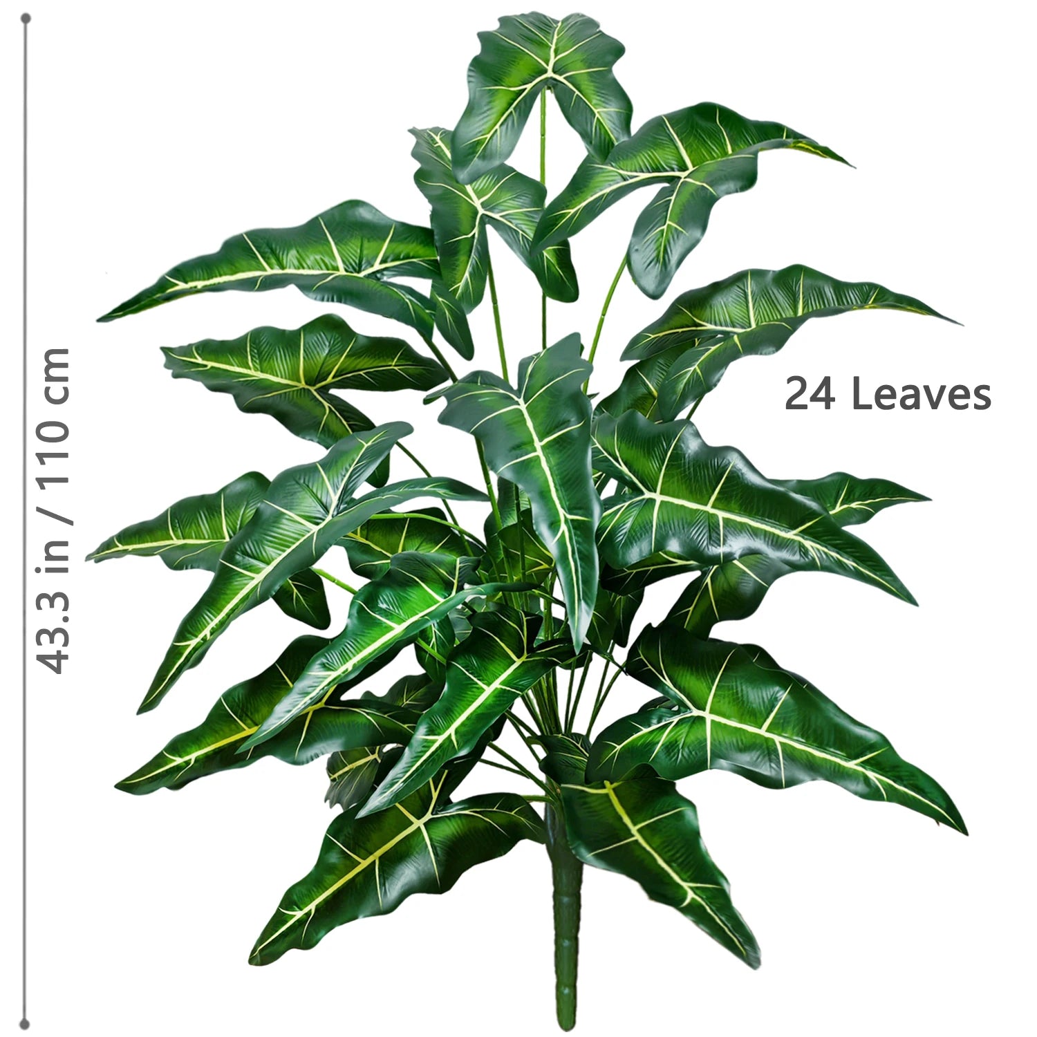 Planta Artificial Costela de Adão e Folha de Tartaruga — 47 a 132cm Decoração Tropical