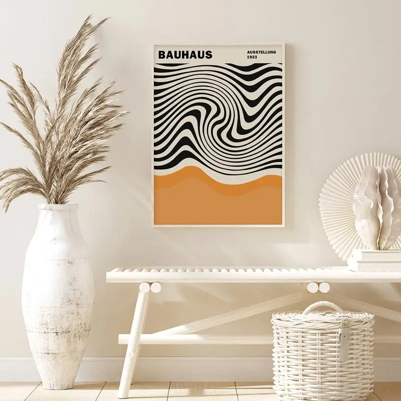 Quadro Decorativo Flores Abstratas — Arte Inspirada em Matisse e Kusama para Sala