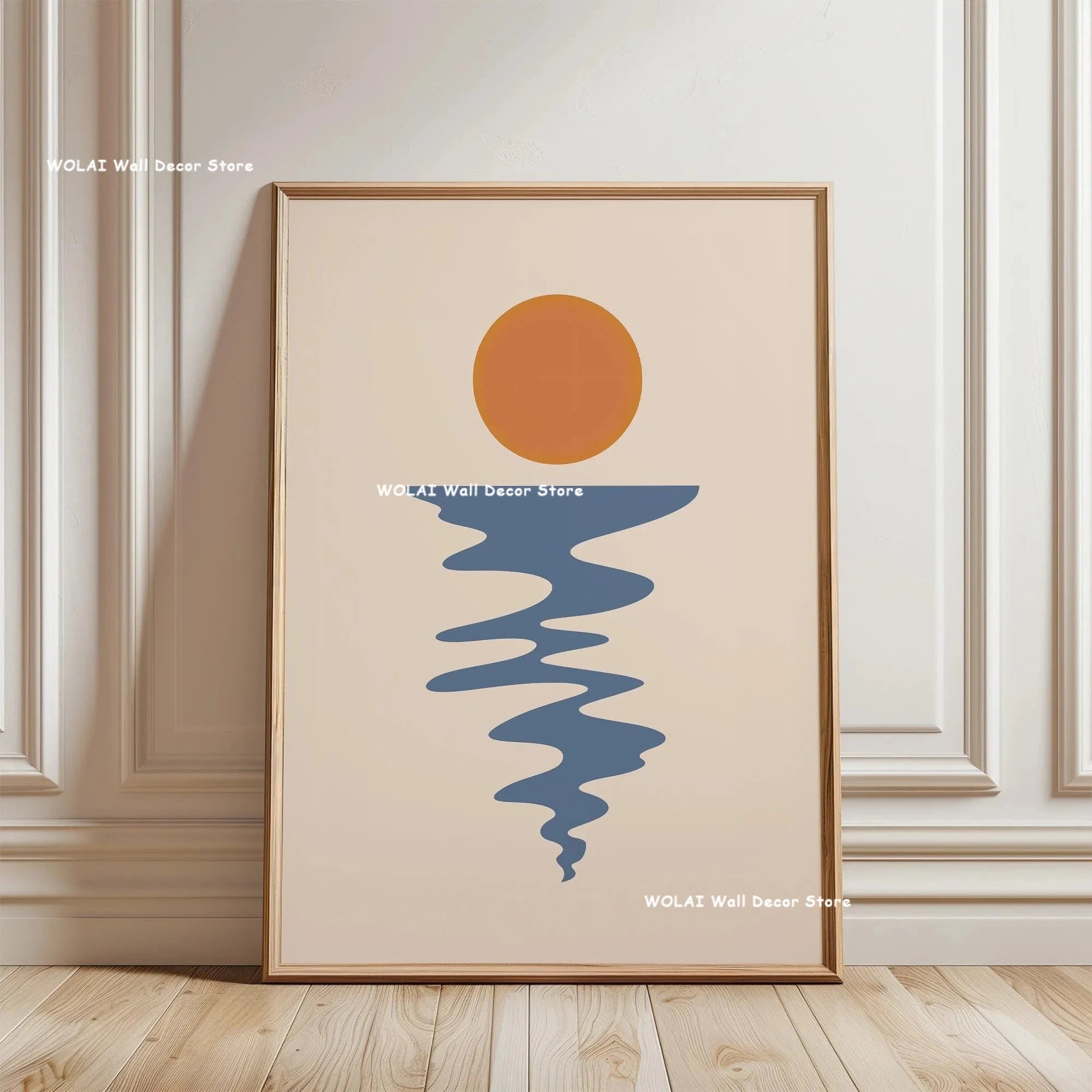 Quadro Decorativo Floresta Japonesa e Carpa Koi Zen — Arte de Águas e Sol para Sala