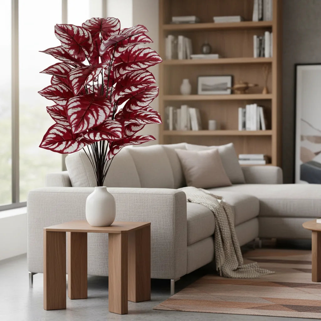 Árvore Artificial Violeta com 24 Folhas Roxas — Decoração Especial para Festas e Ambientes