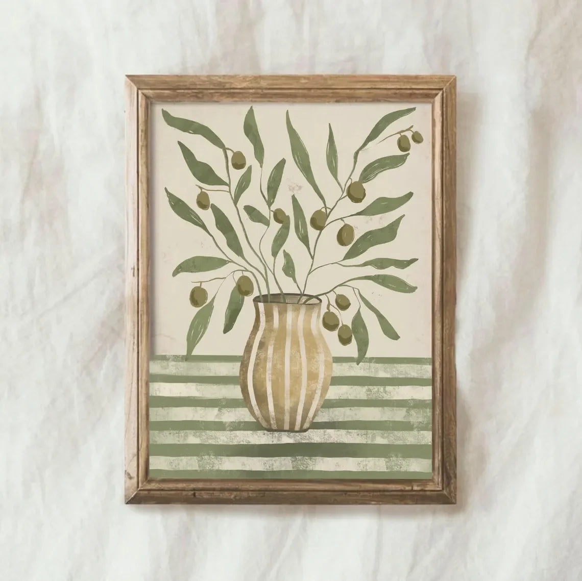 Quadro Decorativo Frutas Laranja — Arte de Cozinha Estilo Fazenda para Sala