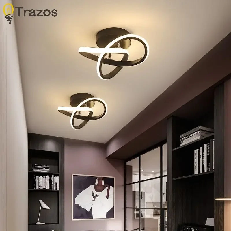Luminária de Teto Nórdica Minimalista — Para Quarto, Sala, Corredor e Entrada
