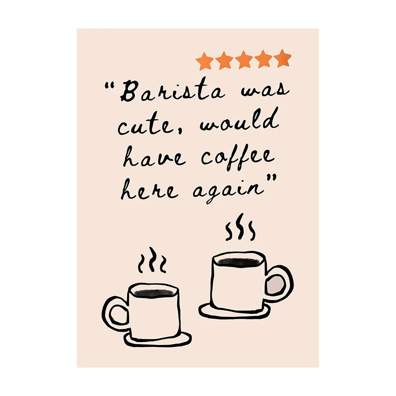 Quadro Decorativo Café Mergulhador — Arte de Cozinha para Amantes de Café