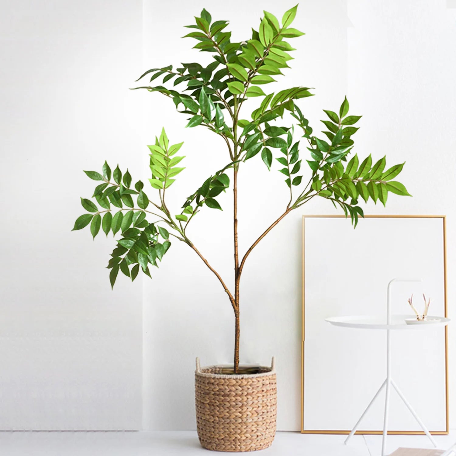 Ficus Lyrata Artificial Extra Grande 77 a 135cm — Para Jardim, Varanda e Escritório