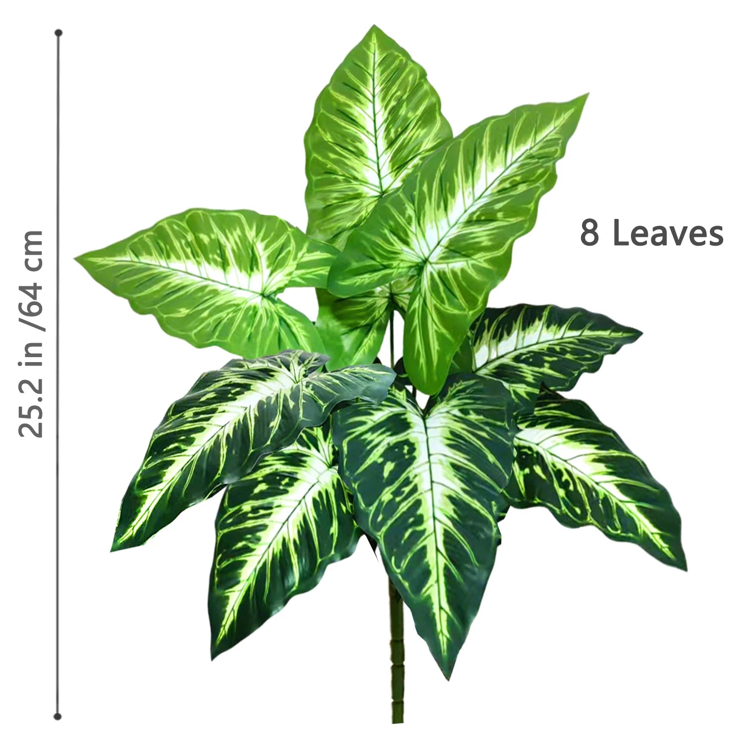 Planta Artificial Costela de Adão e Folha de Tartaruga — 47 a 132cm Decoração Tropical