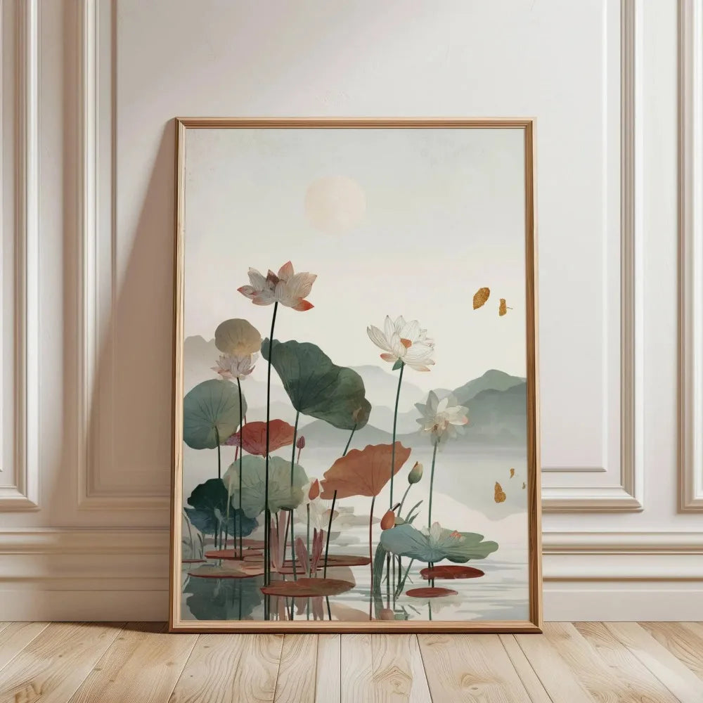 Quadro Decorativo Árvore Japonesa sem Moldura — Arte para Sala e Quarto