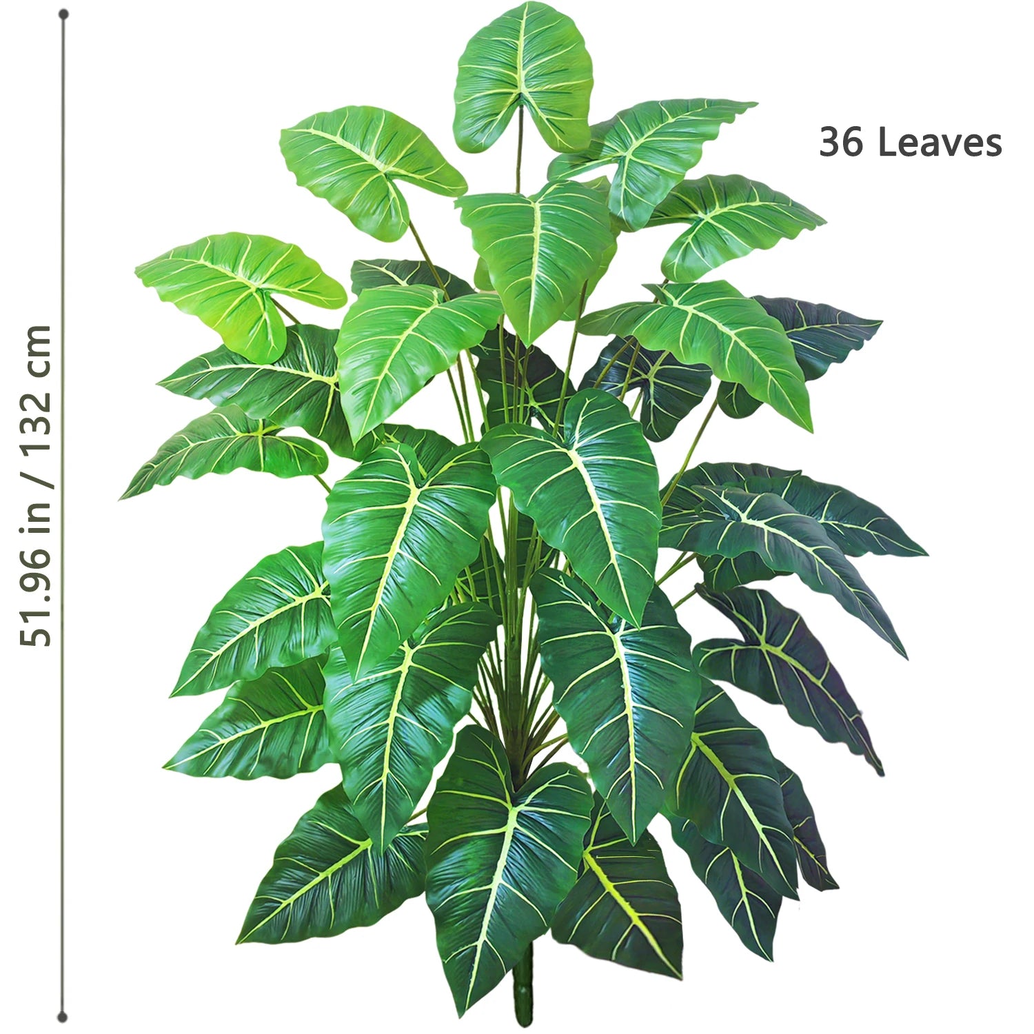 Planta Artificial Costela de Adão e Folha de Tartaruga — 47 a 132cm Decoração Tropical
