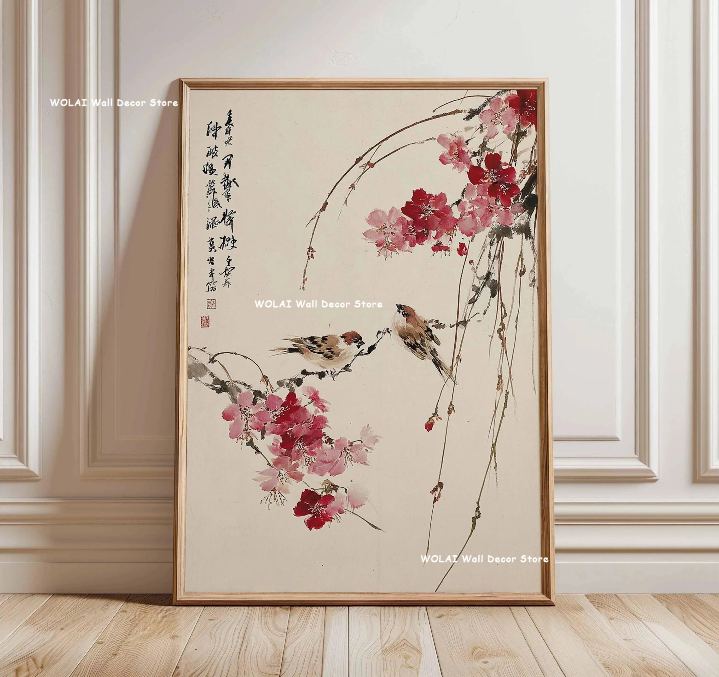 Quadro Decorativo Floresta Japonesa e Carpa Koi Zen — Arte de Águas e Sol para Sala