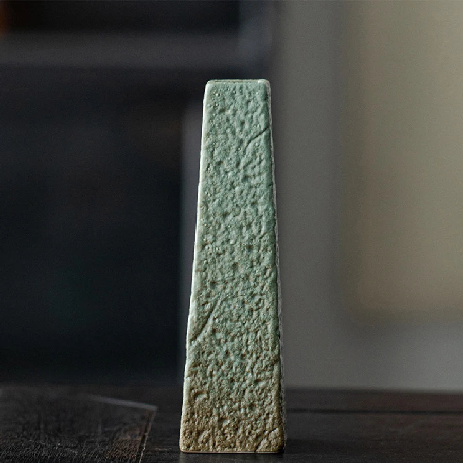 Vaso Cerâmica Simples Hidropônico — Decoração de Mesa para Sala e Jantar
