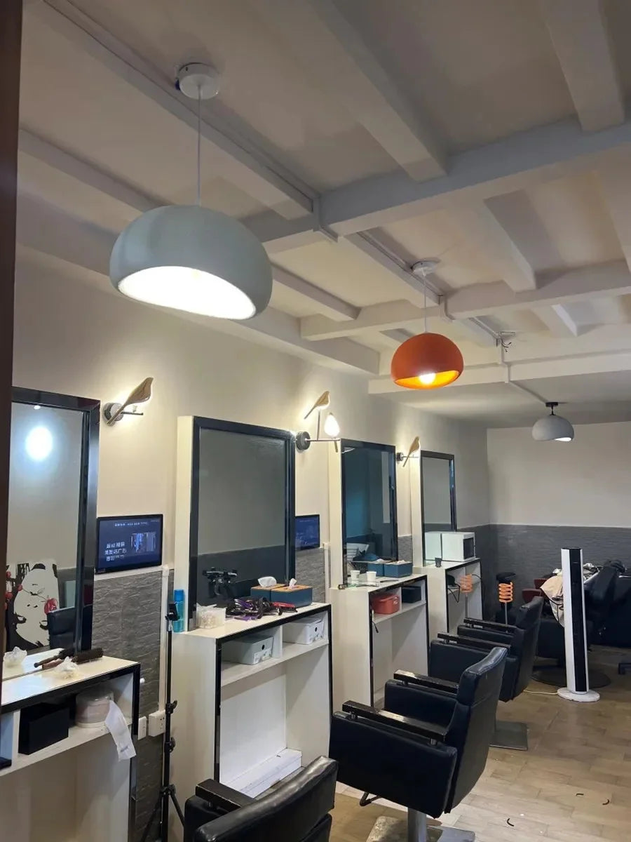 Lustre LED Estilo Wabi Sabi E27 — Pendente para Sala de Jantar, Quarto e Bar