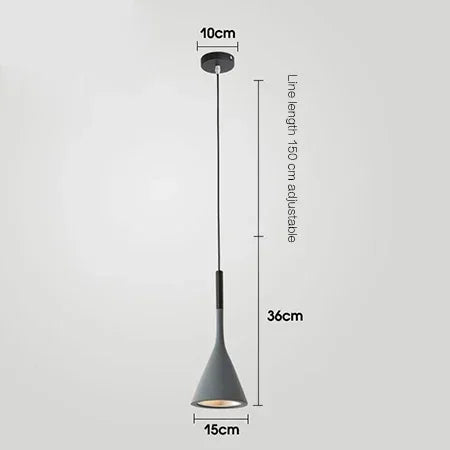 Pendente LED Branco E27 — Luminária de Lustre para Cozinha, Quarto e Sala de Jantar