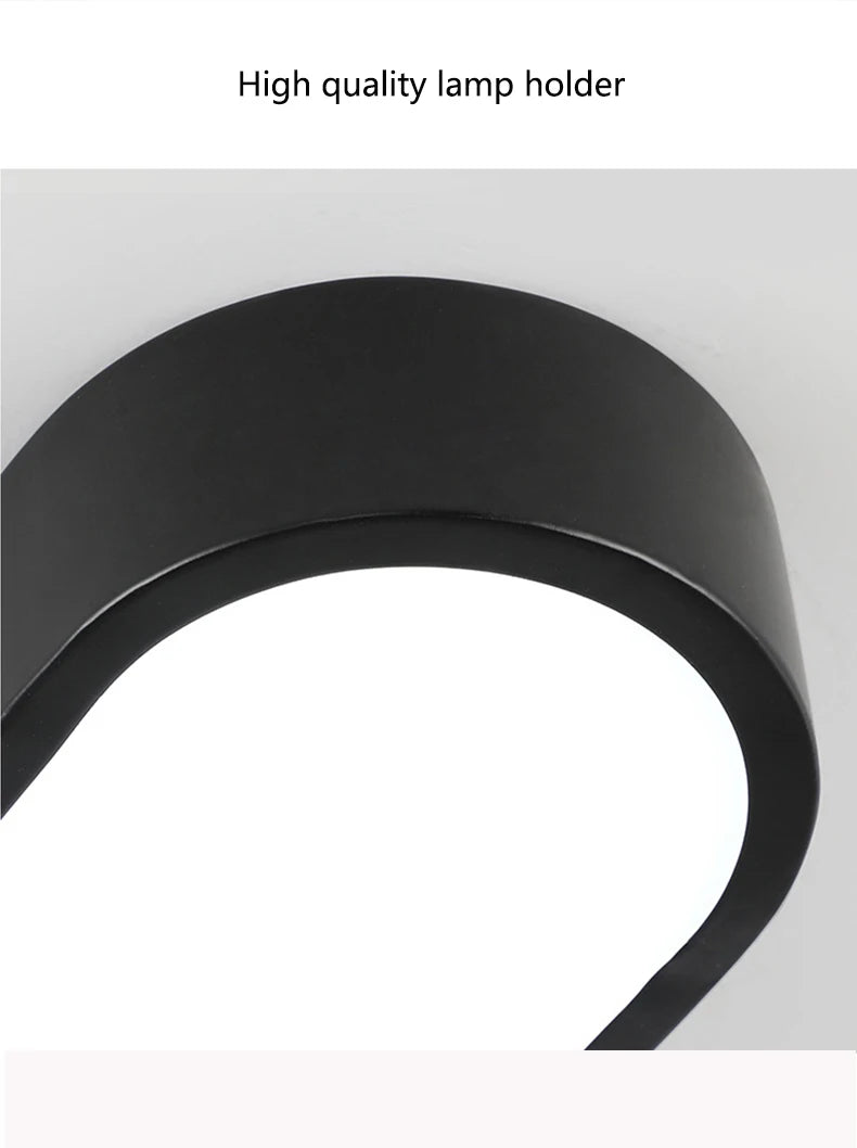 Luminária de Teto LED Ultra Fina — Para Corredor, Quarto e Cozinha