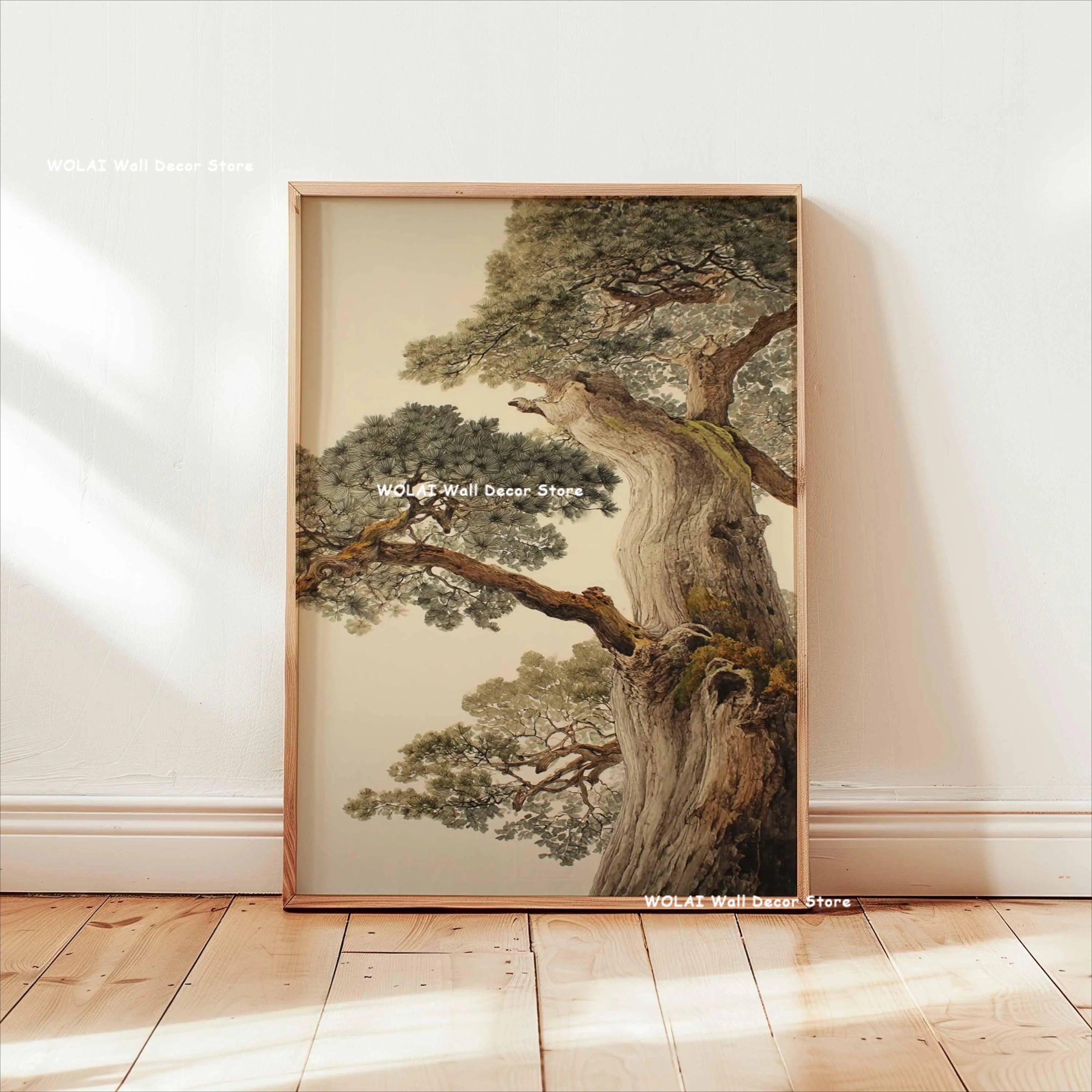 Quadro Decorativo Floresta Japonesa e Carpa Koi Zen — Arte de Águas e Sol para Sala